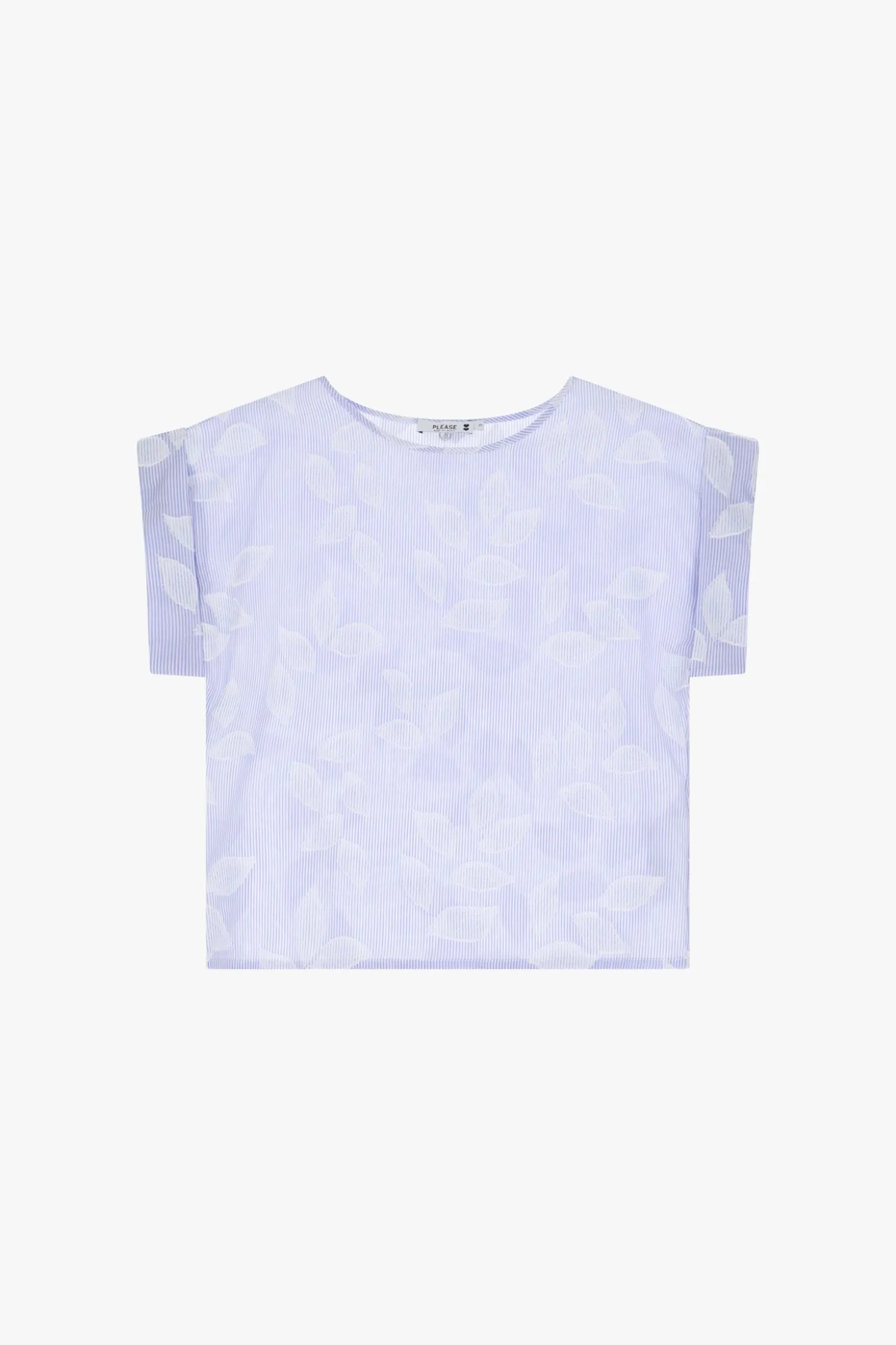 Maglia con maniche corte e stampa