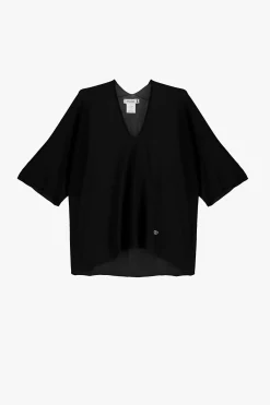 Maglia monocolour con scollo a V
