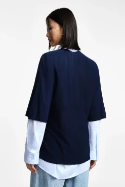 Maglia monocolour con scollo a V