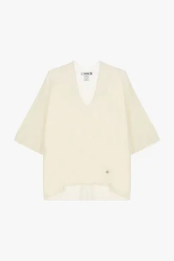 Maglia monocolour con scollo a V