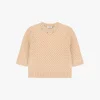 Maglione intrecciato maniche al gomito