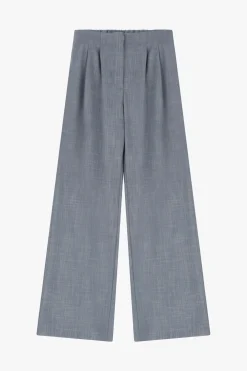 Pantaloni a gamba ampia con vita alta