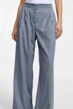 Pantaloni a gamba ampia con vita alta
