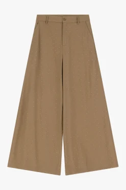 Pantaloni a gamba larga alti