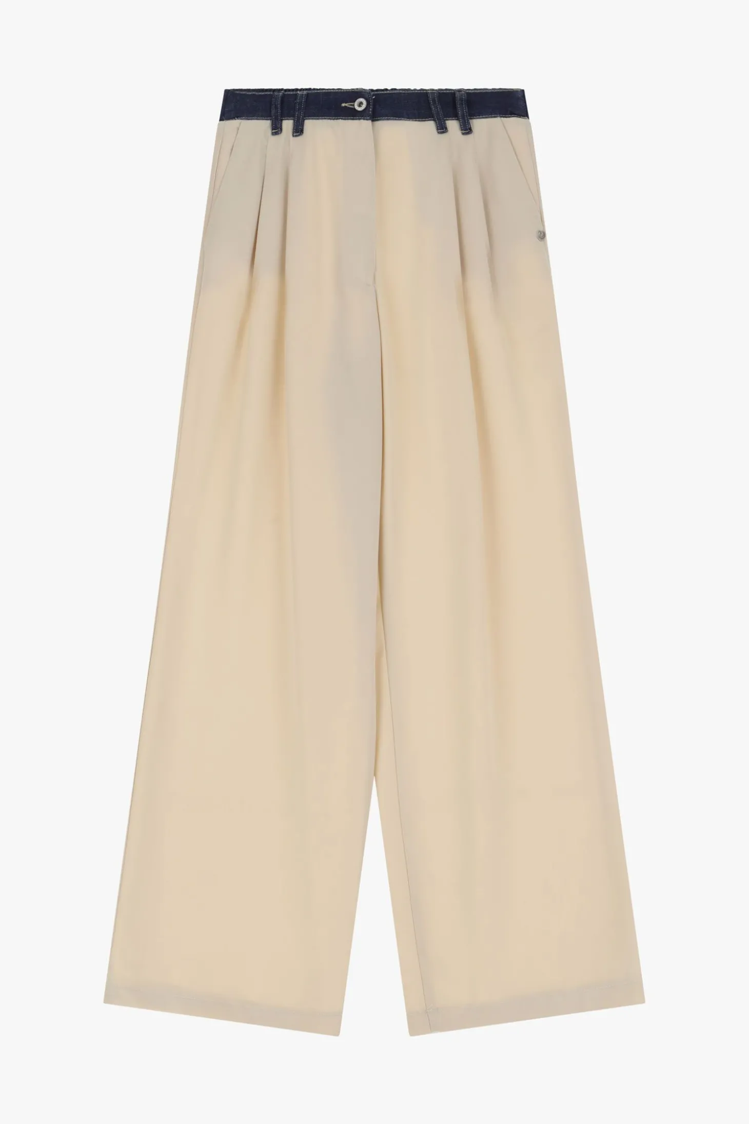 Pantaloni a gamba larga con pinces
