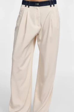 Pantaloni a gamba larga con pinces