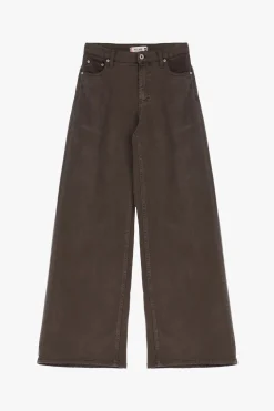Pantaloni a gamba larga vita media