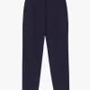 Pantaloni a sigaretta con righe a contrasto