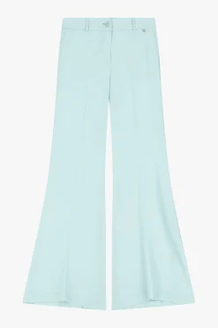 Pantaloni a zampa vita alta