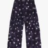 Pantaloni ampi con stampa pois