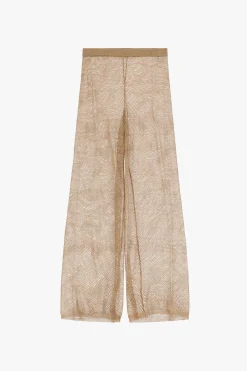 Pantaloni ampi traforati