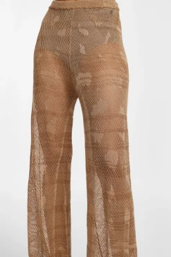 Pantaloni ampi traforati