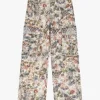 Pantaloni cargo stampa floreale