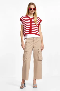 Pantaloni chino con tasche laterali