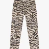 Pantaloni chinos con stampa animalier zebra