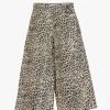 Pantaloni culotte stampa animalier