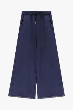Pantaloni jogging a gamba larga con coulisse