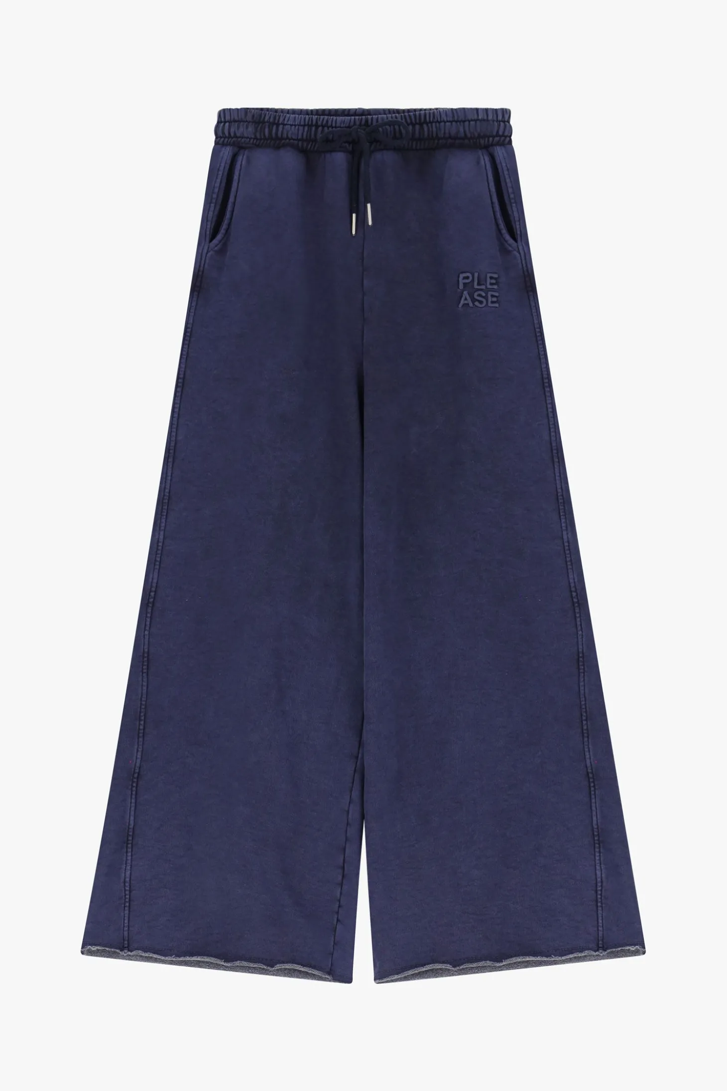 Pantaloni jogging a gamba larga con coulisse