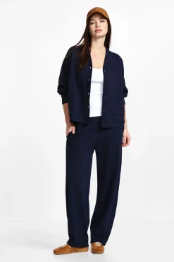 Pantaloni jogging a vita media