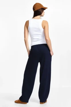 Pantaloni jogging a vita media