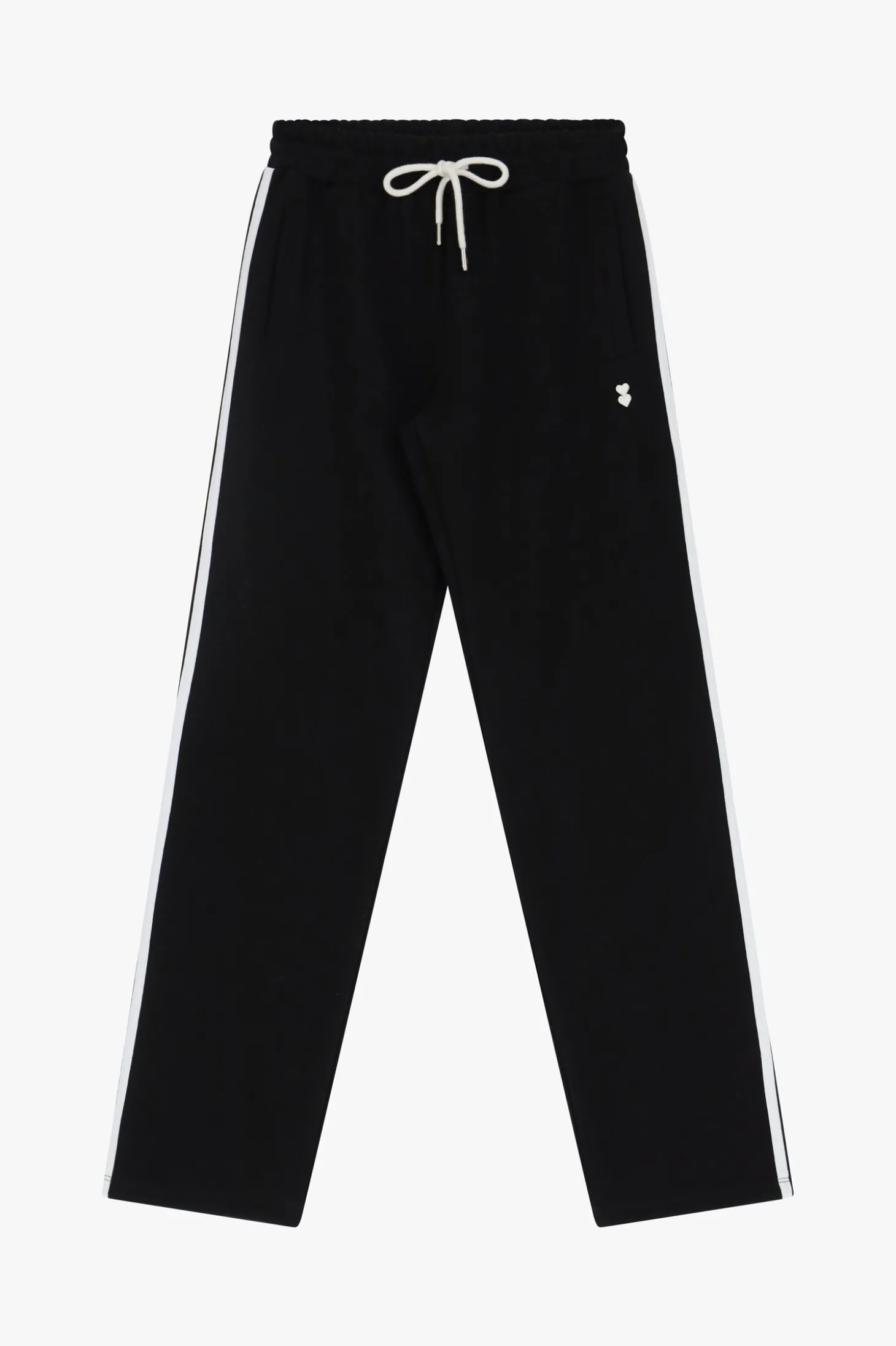 Pantaloni jogging con righe e coulisse