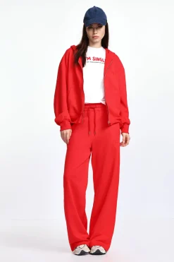Pantaloni larghi sportivi con coulisse