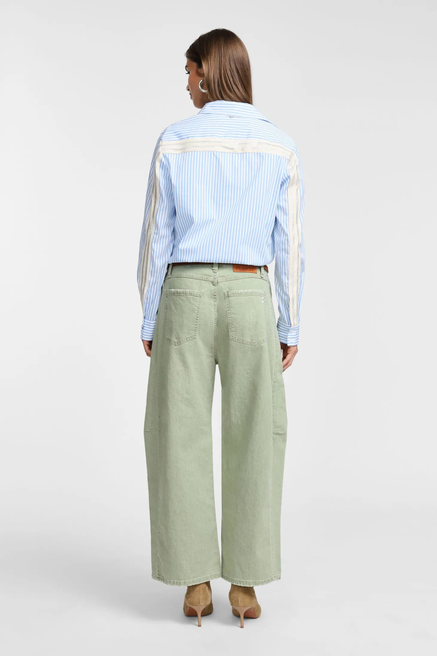 Pantaloni palazzo a gamba larga