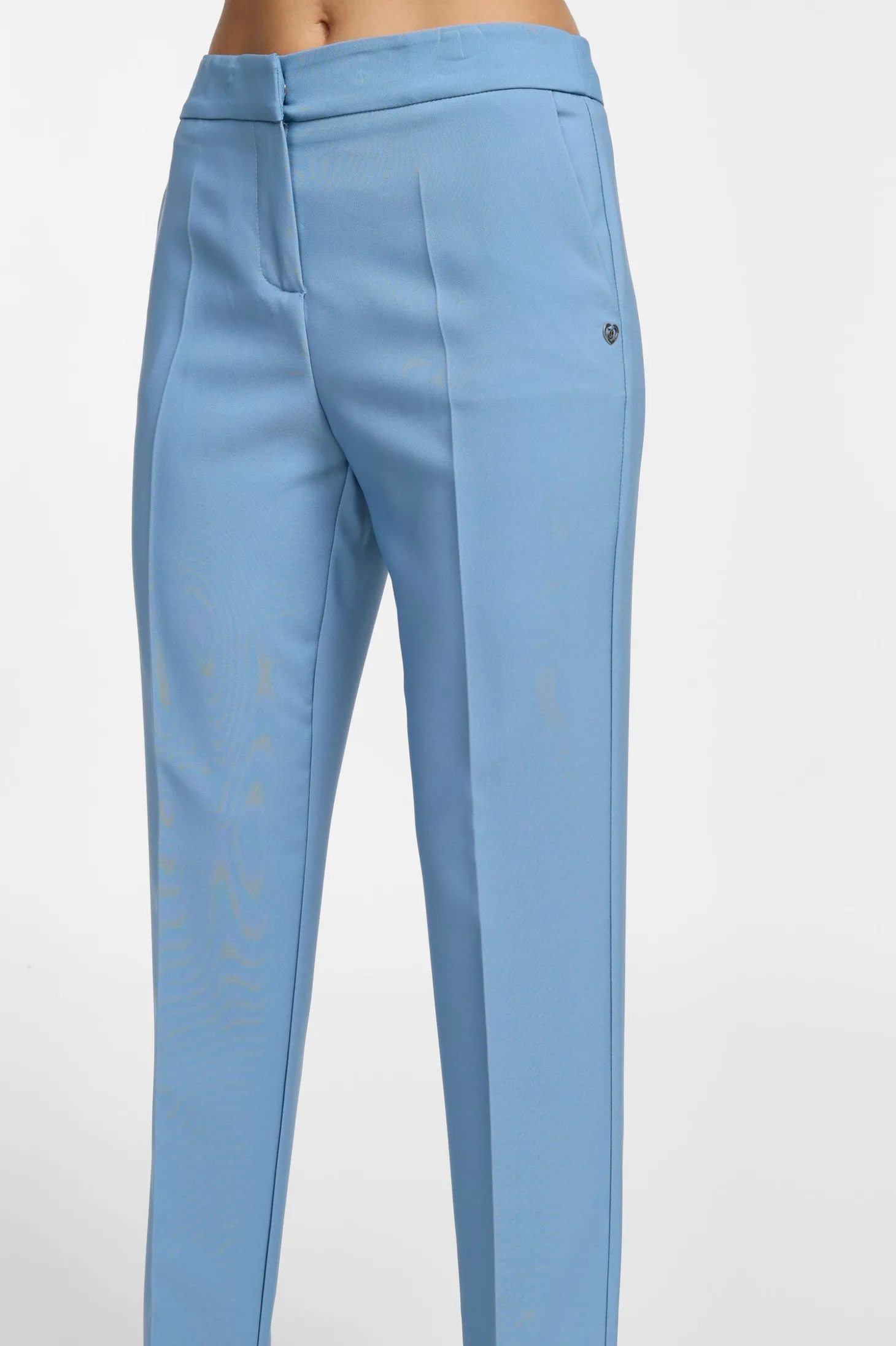 Pantaloni sartoriali a tinta unita