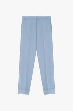Pantaloni sartoriali a tinta unita