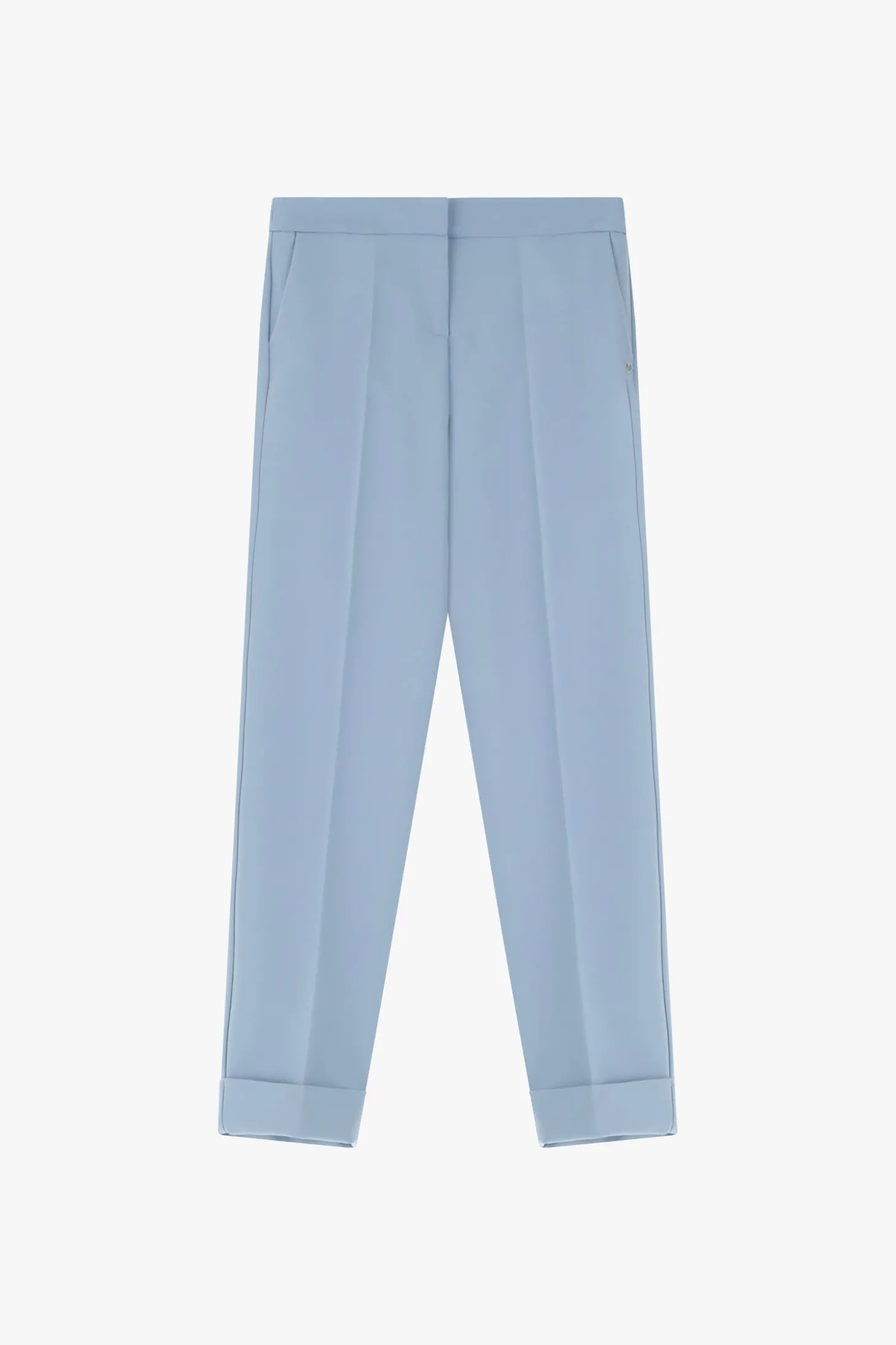 Pantaloni sartoriali a tinta unita