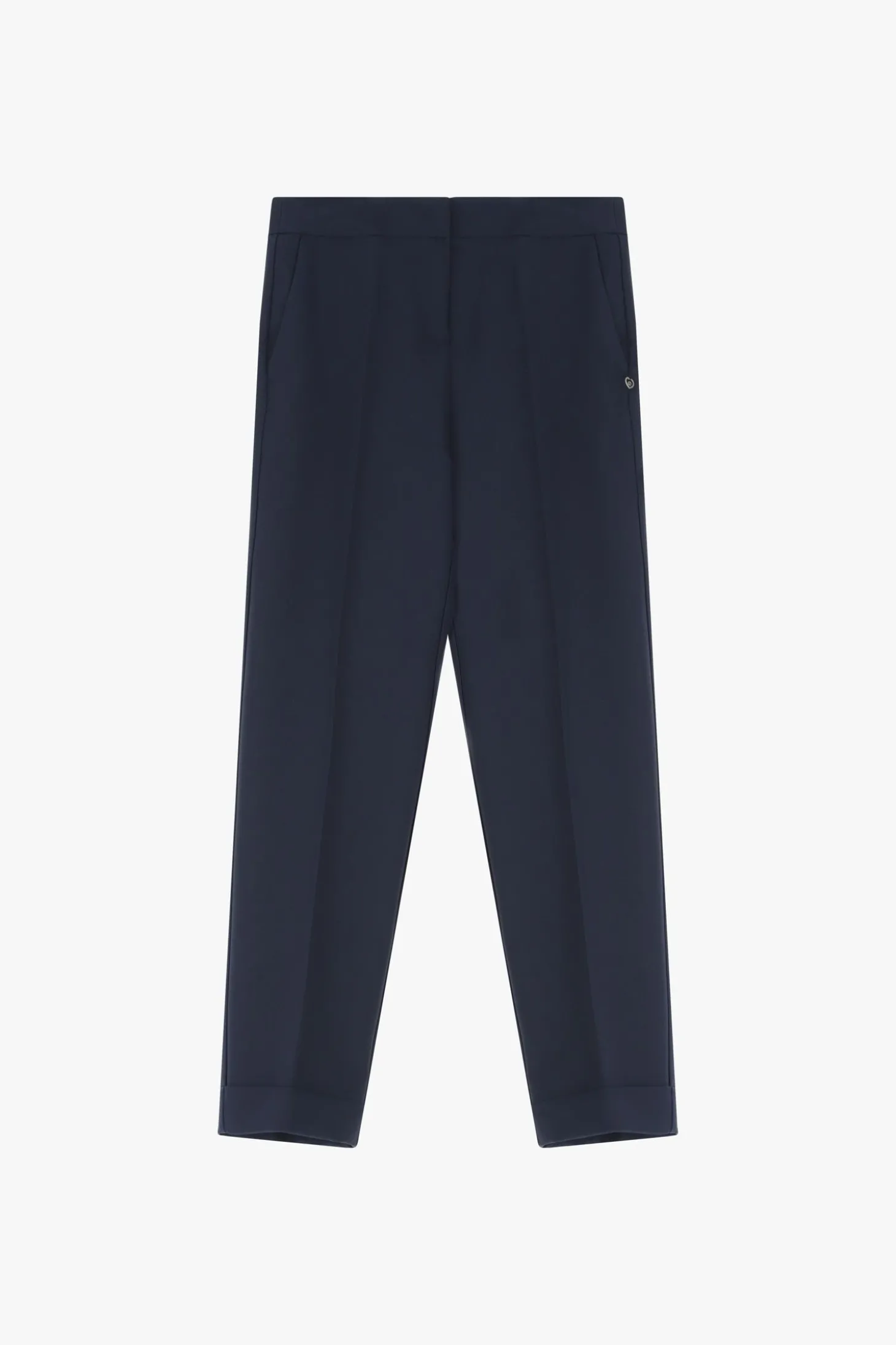 Pantaloni sartoriali a tinta unita
