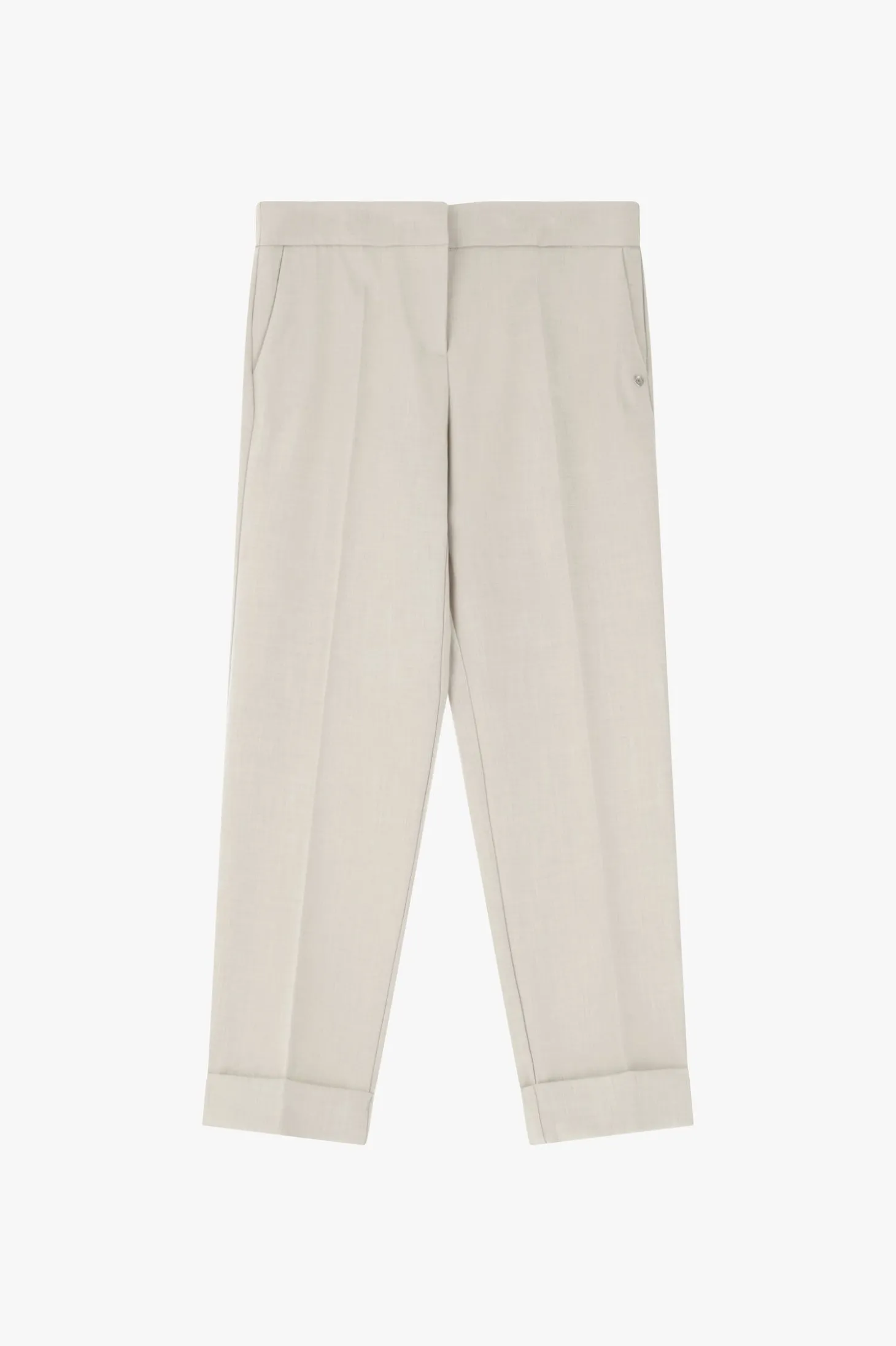 Pantaloni sartoriali a vita media