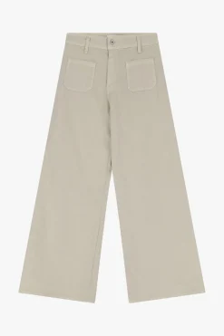 Pantaloni wide leg con tasche