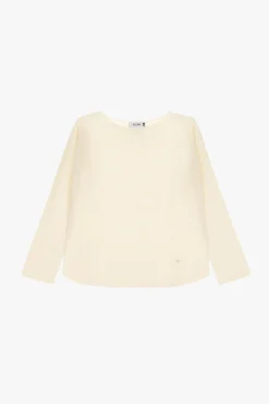 Pullover monocolour con scollo squadrato