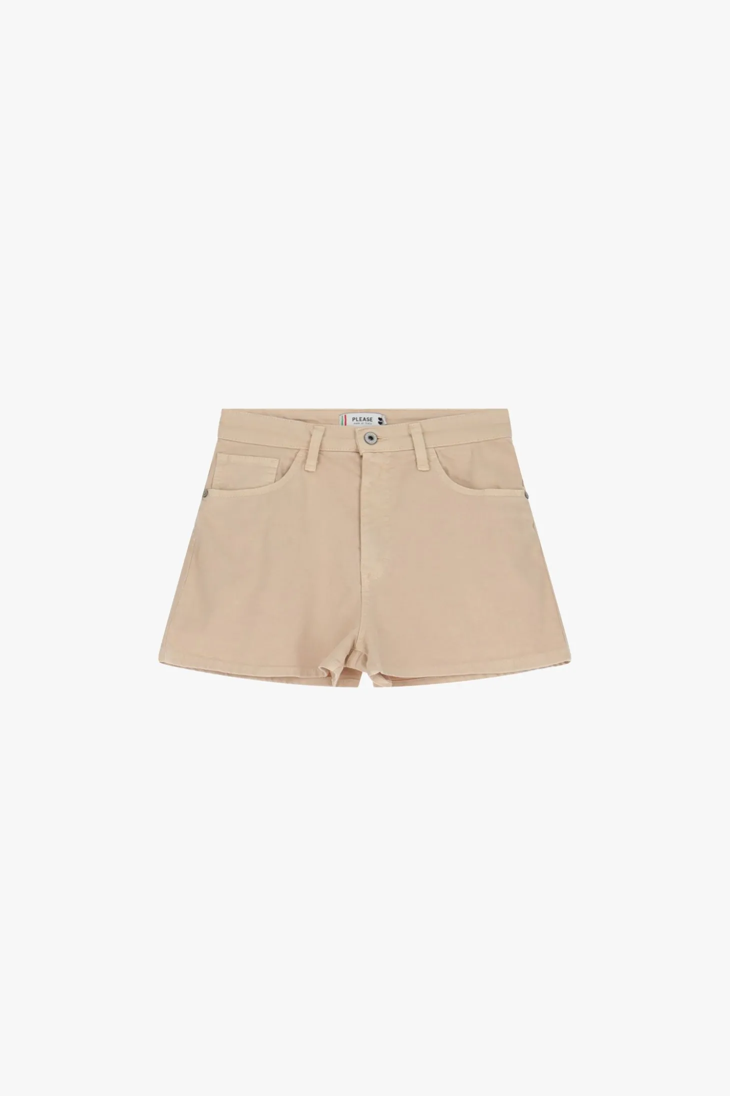 Shorts a vita alta con tasche
