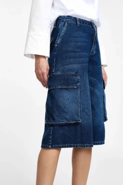 Shorts cargo al ginocchio con tasche