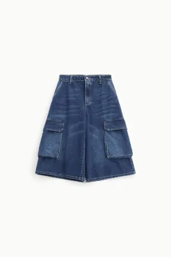 Shorts cargo al ginocchio con tasche