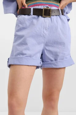 Shorts con cintura e tasche verticali