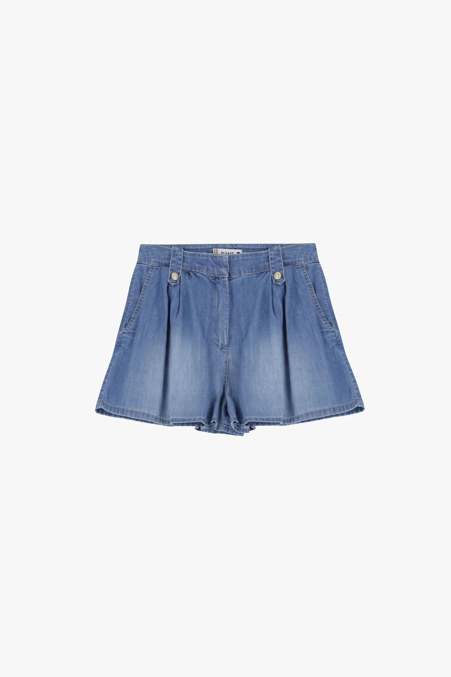 Shorts regular-fit a tinta unita