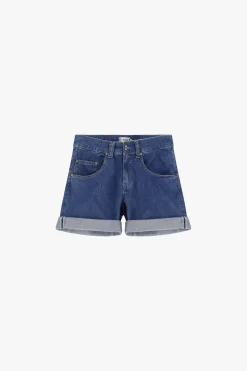 Shorts regulari con risvolto