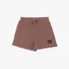 Shorts sportivi con coulisse e logo ricamato