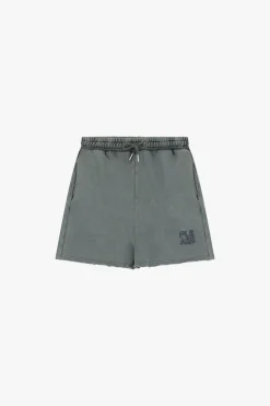 Shorts sportivi con coulisse e logo ricamato