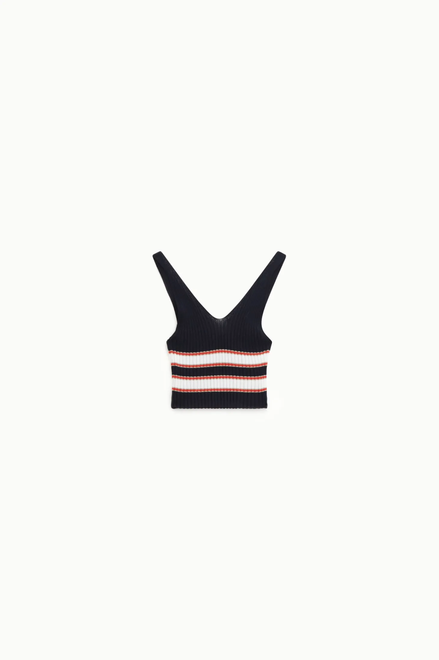 Top in maglia a righe