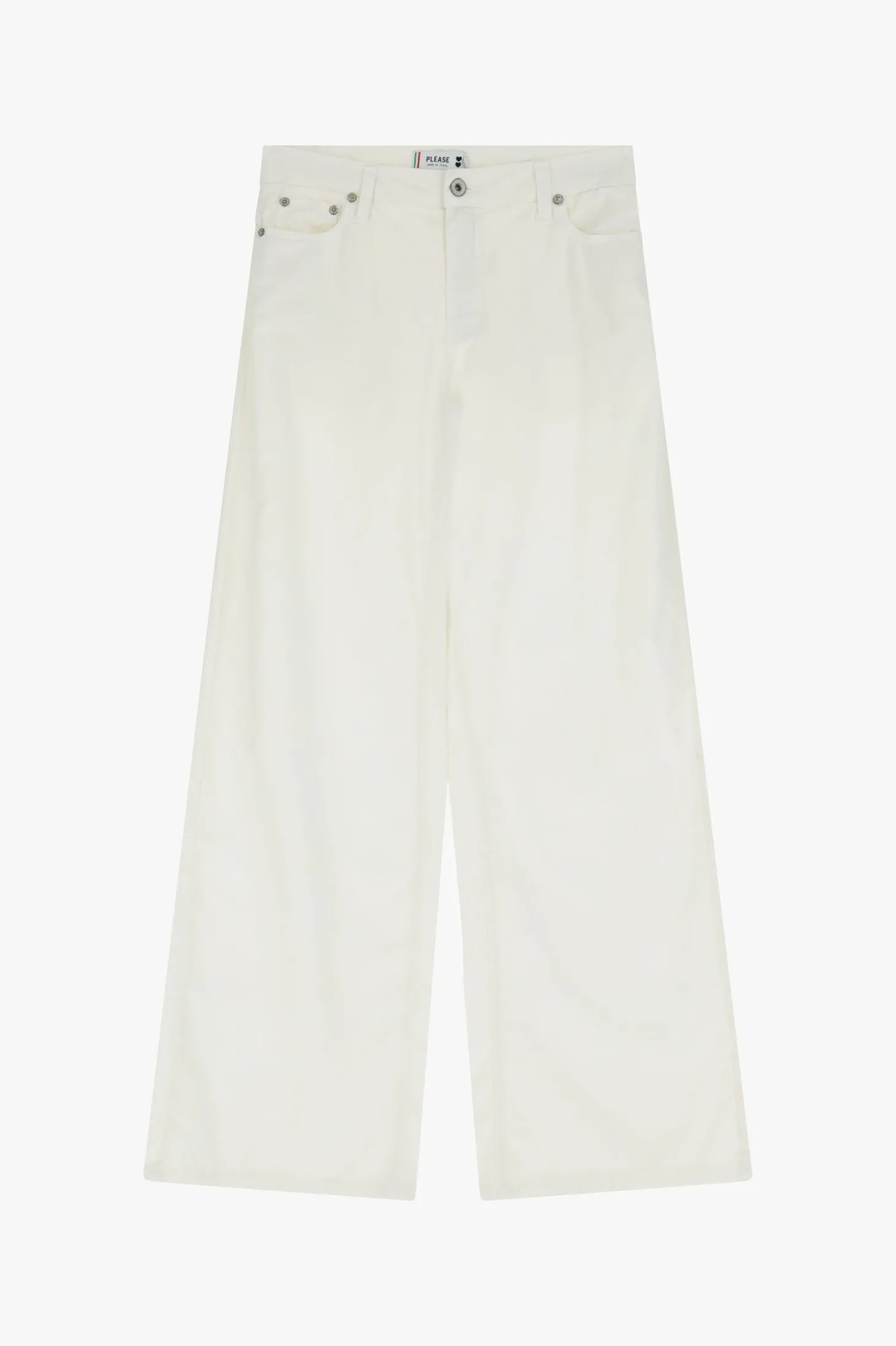 Trousers palazzo a vita alta