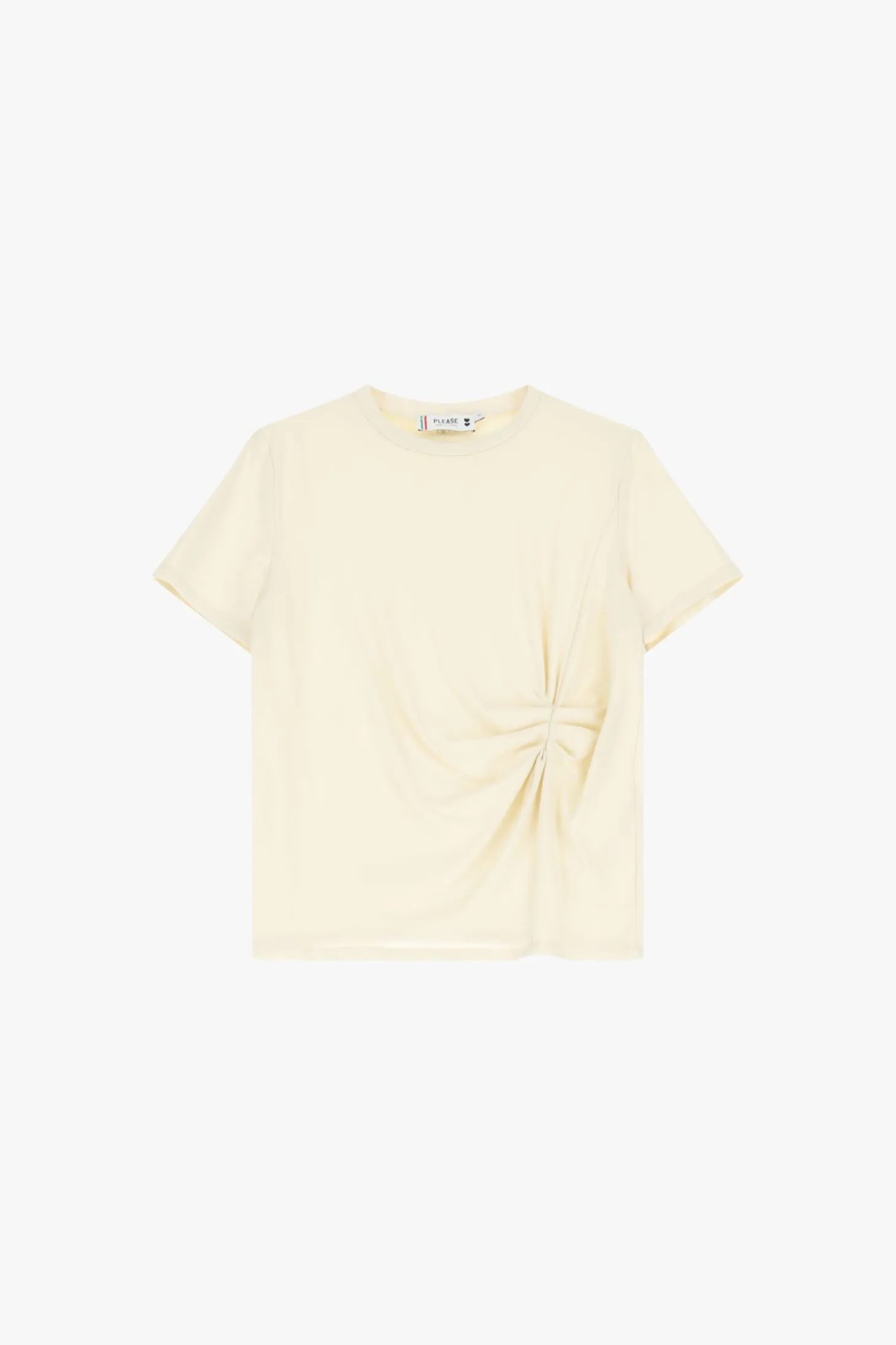T-shirt con maniche corte e dettaglio