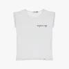 T-shirt con maniche corte e stampa