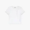 T-shirt con maniche corte e volant
