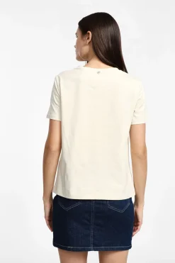 T-shirt con maniche corte e dettaglio