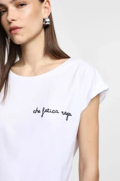 T-shirt con maniche corte e stampa