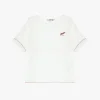 T-shirt con scollo rotondo e maniche corte
